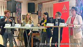 Polit-Talk der IG Metall in Glatten: Diskussion mit Bundestagskandidaten macht Unterschiede deutlich
