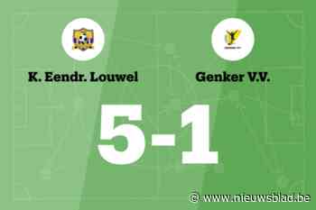 Zege Louwel B tegen Genk VV B