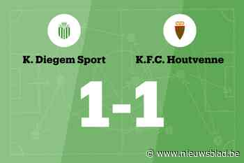 Diegem Sport en Houtvenne delen de punten