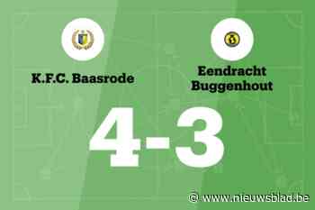 KFC Baasrode maakt tegen Eendracht Buggenhout einde aan reeks zonder zege