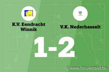 VK Nederhasselt B wint met doelpunt verschil tegen Eendracht Winnik B