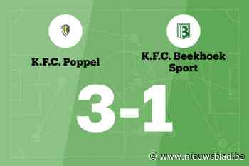 Zege Poppel tegen Beekhoek