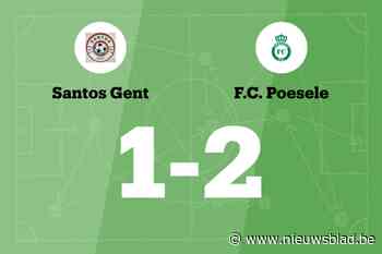 FC Poesele B wint met doelpunt verschil tegen Santos Gent