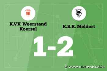 Meldert wint dankzij één goal verschil van Koersel B
