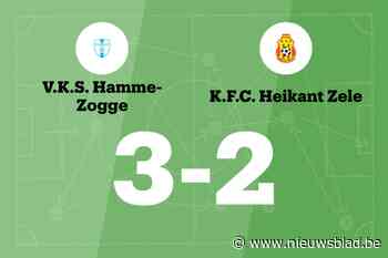 VKS Hamme-Zogge maakt tegen KFC Heikant Zele einde aan slechte reeks