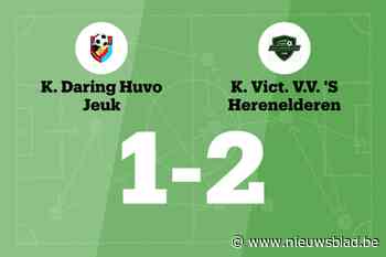 S Herenelderen maakt tegen DH Jeuk einde aan reeks zonder zege