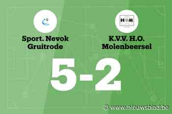 Gruitrode B verslaat Molenbeersel