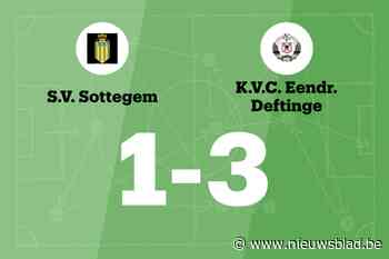 Geen geluk voor SV Zottegem B