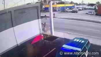 Surveillance video shows moments before deputies shot armed man in Oakland Park