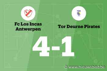 TOR Deurne Pirates B blijft verliezen na uitnederlaag tegen Los Incas