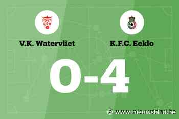 Vier opeenvolgende overwinningen voor KFC Eeklo na 0-4 tegen VK Watervliet