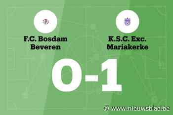 Bosdam Beveren B verliest thuiswedstrijd nipt van Excelsior Mariakerke