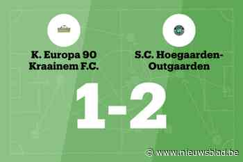 SC Out-Hoegaarden wint dankzij één goal verschil van K Eur.90 Kraainem