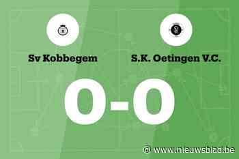 Kobbegem en Oetingen komen niet tot scoren