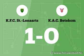 KAC Betekom lijdt een 1-0 nederlaag uit tegen Sint-Lenaarts