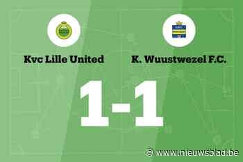 Lille United en Wuustwezel spelen 1-1