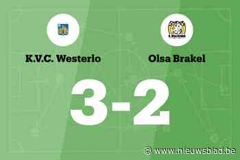 Olsa Brakel verliest uit met een doelpunt verschil van Westerlo B