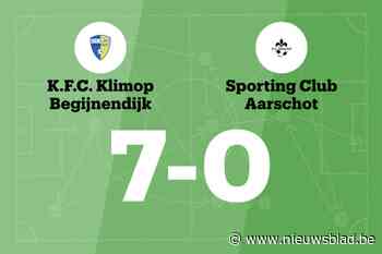 SC Aarschot B blijft verliezen na uitnederlaag tegen KO Begijnendijk