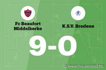 FC Beaufort laat SV Bredene C kansloos