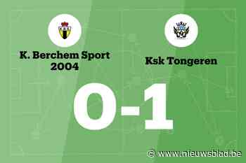 Berchem Sport verliest van KSK Tongeren in 2De Afdeling Voetb Vl B