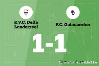 Delta Londerzeel deelt thuis de punten met Galmaarden