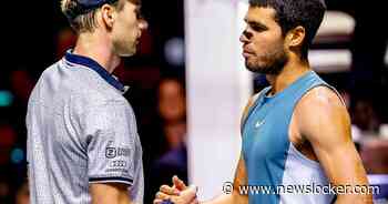 Botic van de Zandschulp laat Carlos Alcaraz zweten in Ahoy, maar kan niet opnieuw stunten