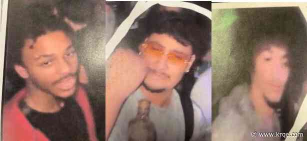 Crime Stoppers asking for information on persons of interest in Lobo Village shooting