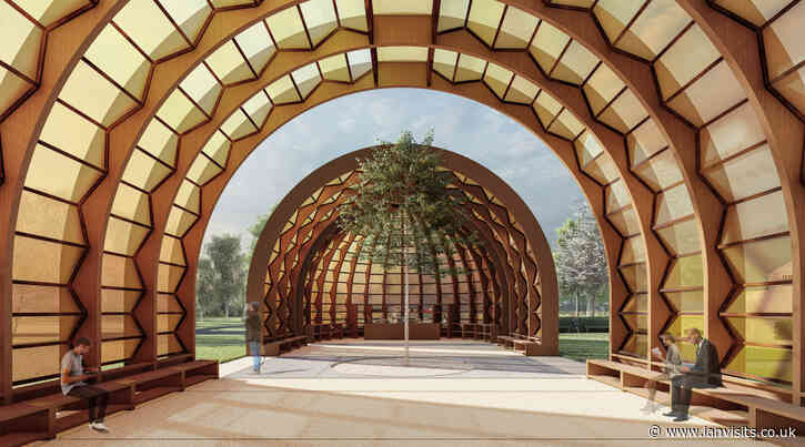Serpentine Gallery selects a giant wooden pill for their summer pavilion