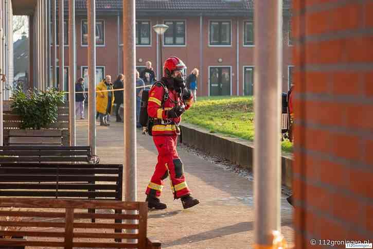 Meerdere woningen ontruimd aan de Hoge Borgh in Leek vanwege een gaslekkage