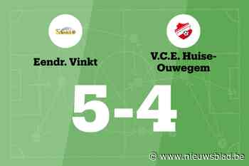 Eendracht Vinkt wint dankzij één goal verschil van VCE Huise-Ouwegem