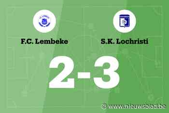 SK Lochristi beëindigt reeks nederlagen in de wedstrijd tegen FC Lembeke
