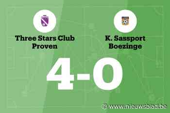 Zege TSC Proven tegen Sassport Boezinge B
