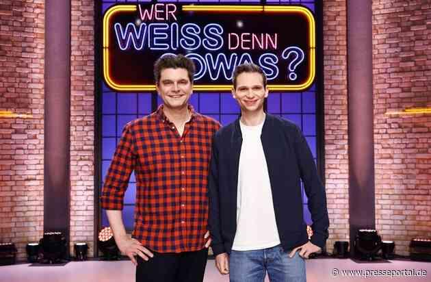 Spaß-Reporter Fabian Köster und Lutz van der Horst bei "Wer weiß denn sowas?" - Das Wissensquiz vom 10. bis 14. Februar 2025, um 18:00 Uhr im Ersten