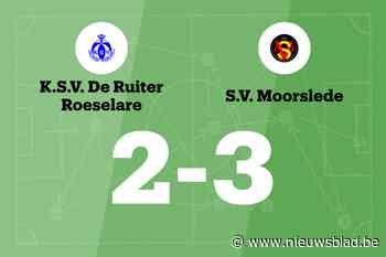 Eindelijk een overwinning voor SV Moorslede