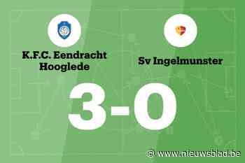 Eendracht Hooglede verslaat SV Ingelmunster