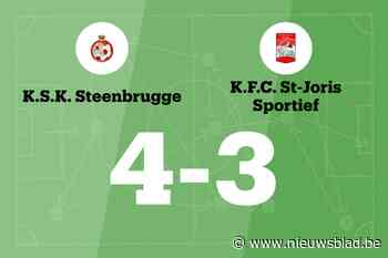 SK Steenbrugge wint van FC Sint-Joris Sport