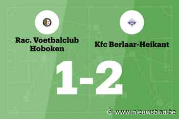 Zege voor Berlaar-Heikant in uitwedstrijd tegen Hoboken