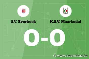 Doelpuntloos gelijkspel tussen SV Everbeek en KSV Maarkedal