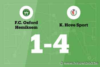 Hove wint voor de zesde keer na elkaar