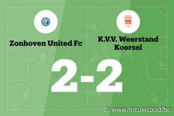 Zonhoven Utd. en Koersel delen de punten