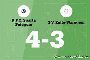 Sparta Petegem wint dankzij één goal verschil van Jong Essevee