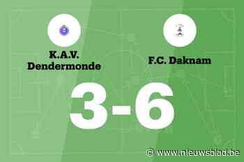 FC Daknam maakt tegen KAV Dendermonde einde aan reeks zonder zege