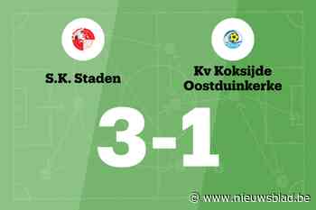 Zege SK Staden tegen KV Koksijde Oostduinkerke