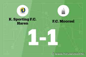 KFC Haren en Moorsel B delen de punten
