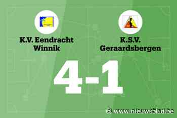 Zege Eendracht Winnik tegen KSV Geraardsbergen