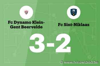 Zege voor Dynamo Beervelde in thuiswedstrijd tegen FC Sint-Niklaas
