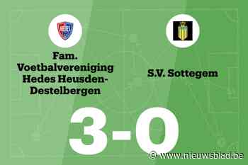 KFV Hedes maakt einde aan slechte reeks door zege tegen SV Zottegem