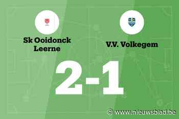 Zege voor SK Ooidonck Leerne in thuiswedstrijd tegen VV Volkegem B