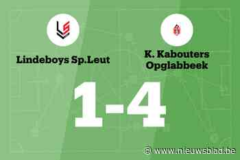 Opglabbeek B bereikt nog een overwinning in wrede wedstrijd tegen Leut