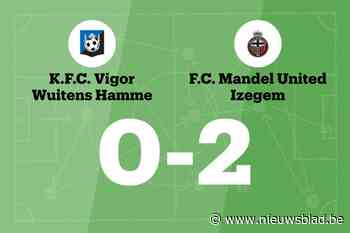 Mandel United zet sterke reeks zonder nederlagen verder met winst tegen VW Hamme